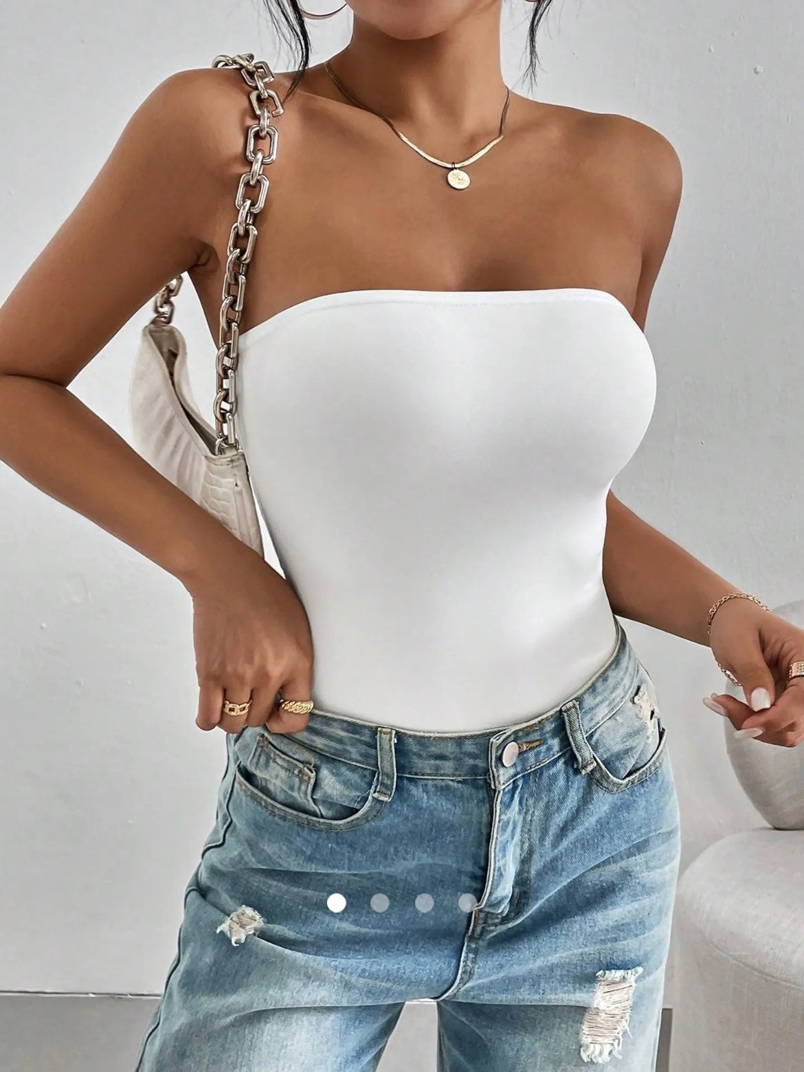 Basic Tube Top // White