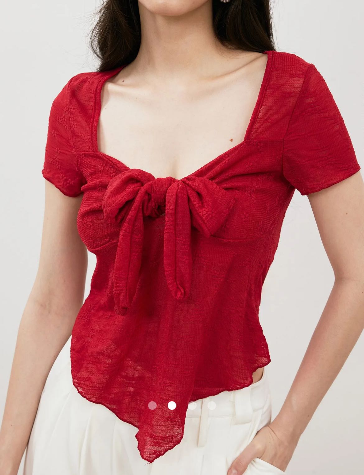 Bow Top // Red