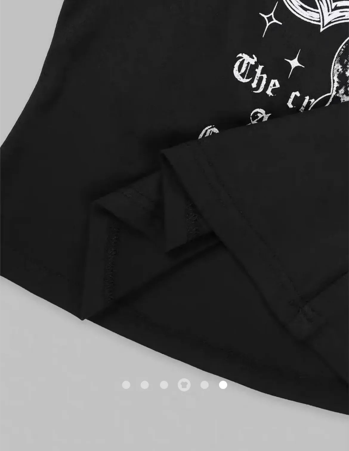 Lace Pullover T-Shirt // Black