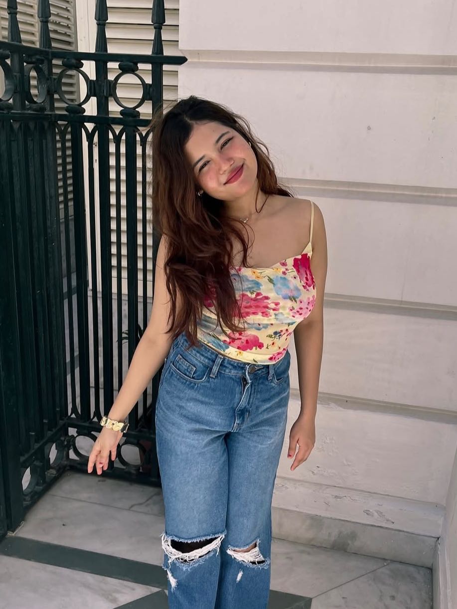 Printed Cami Top // Yellow