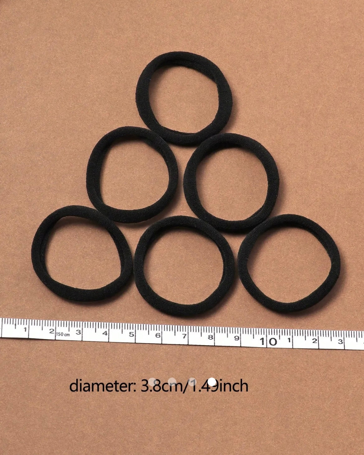 10pc Hair Tie // Black