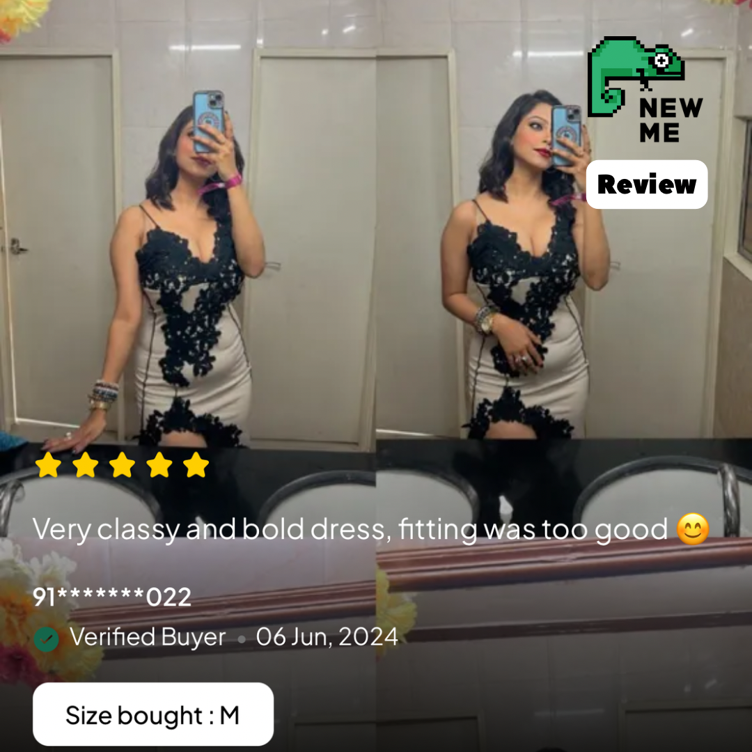 Kylie Jenner Inspired Lace Slip Dress // Beige