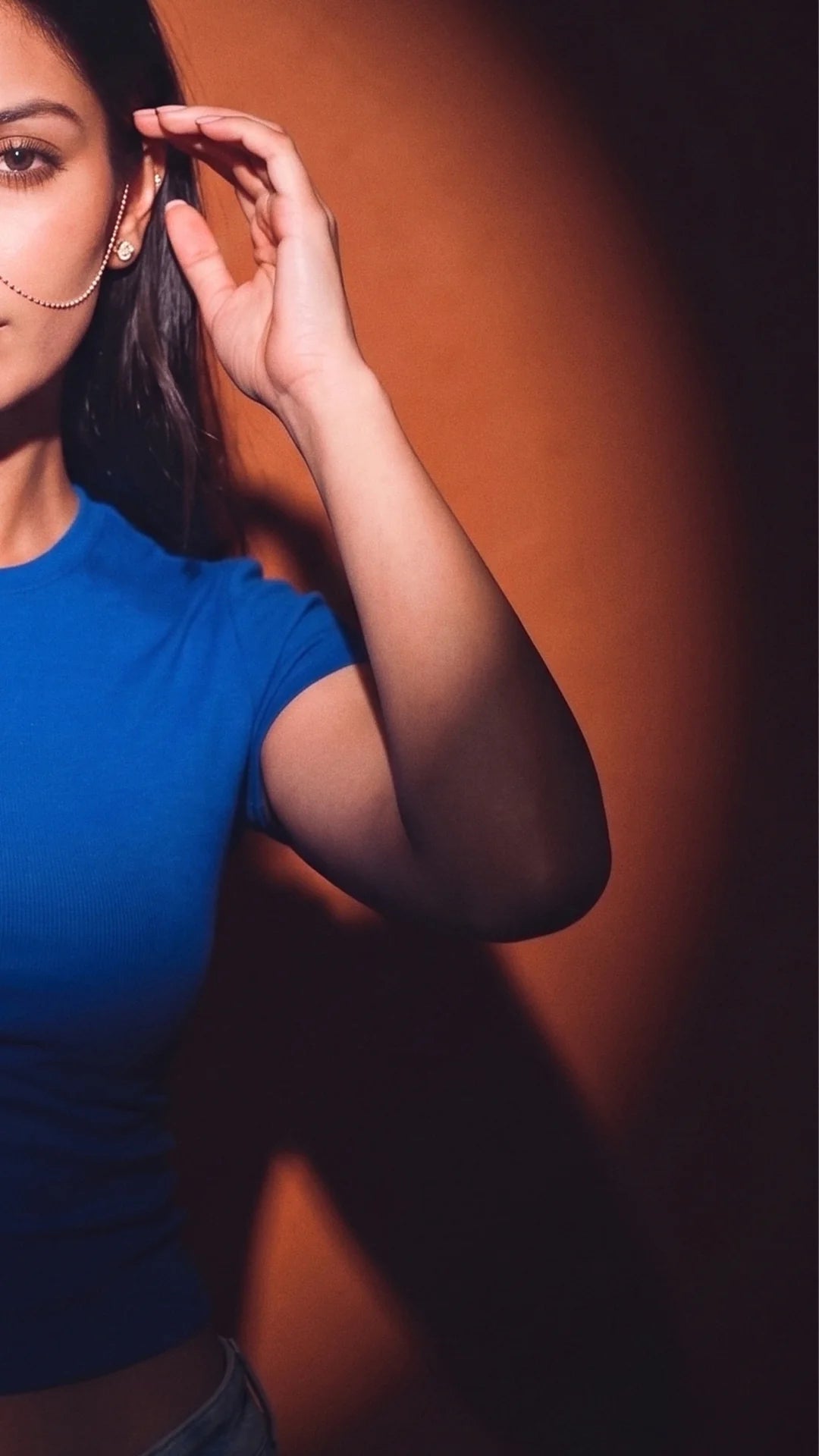 Sanskari Baby Tee // Blue