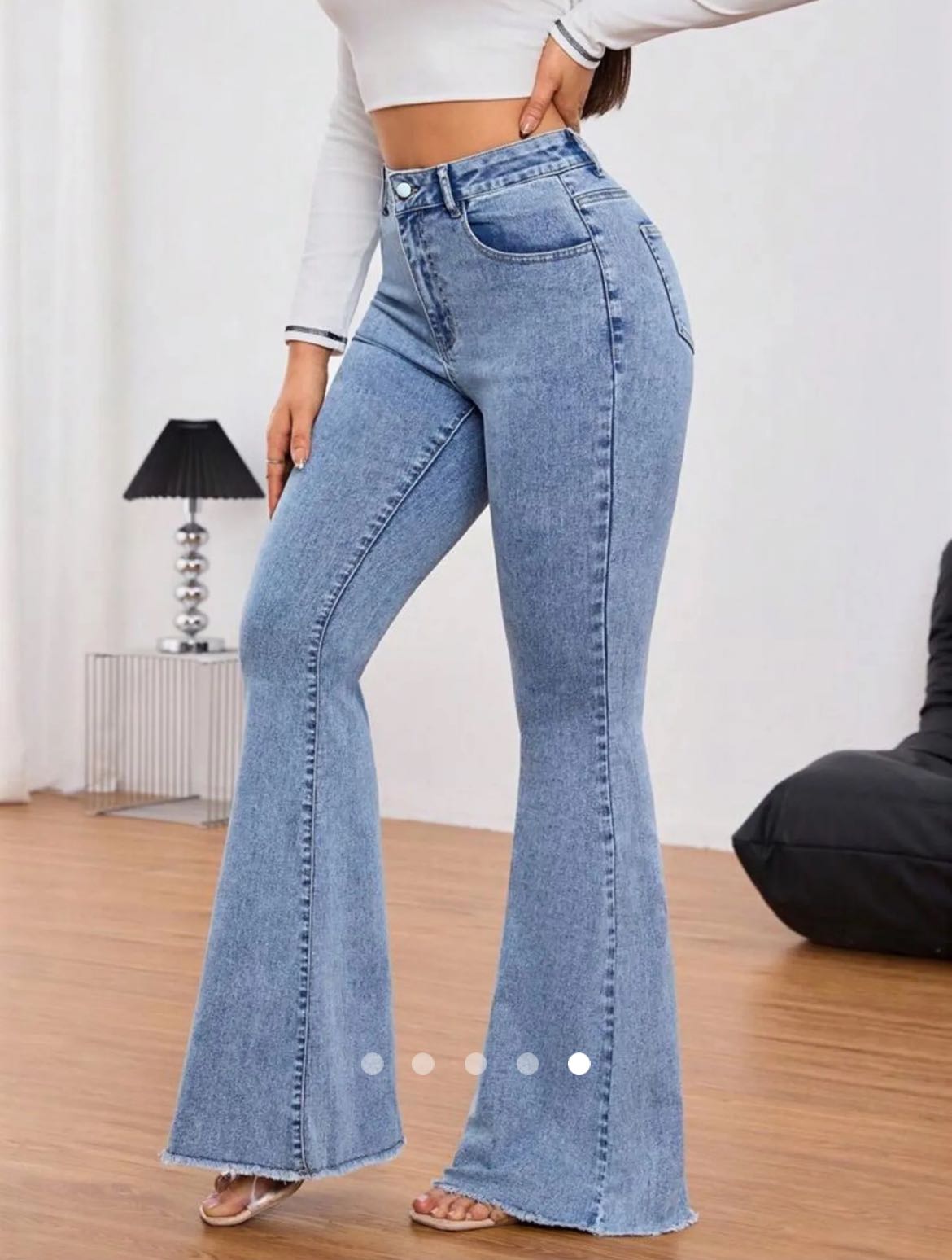 High Waist Flare Jeans 001 // Blue