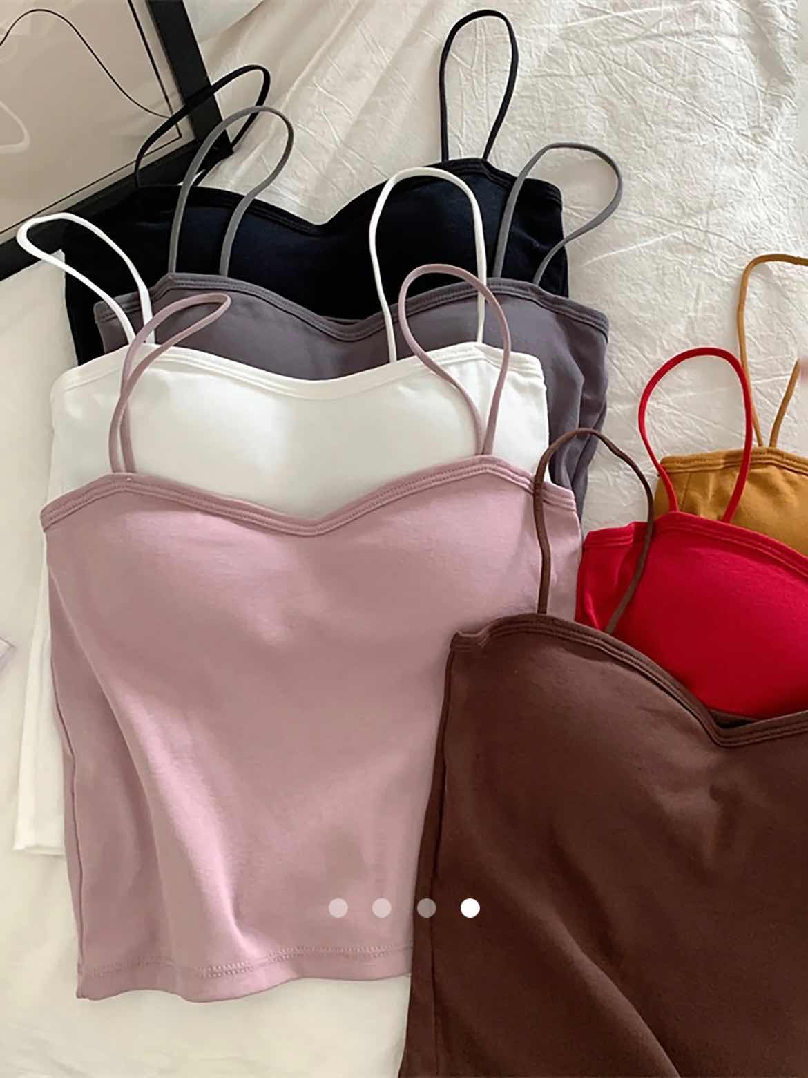 Padded Cami Top // Brown
