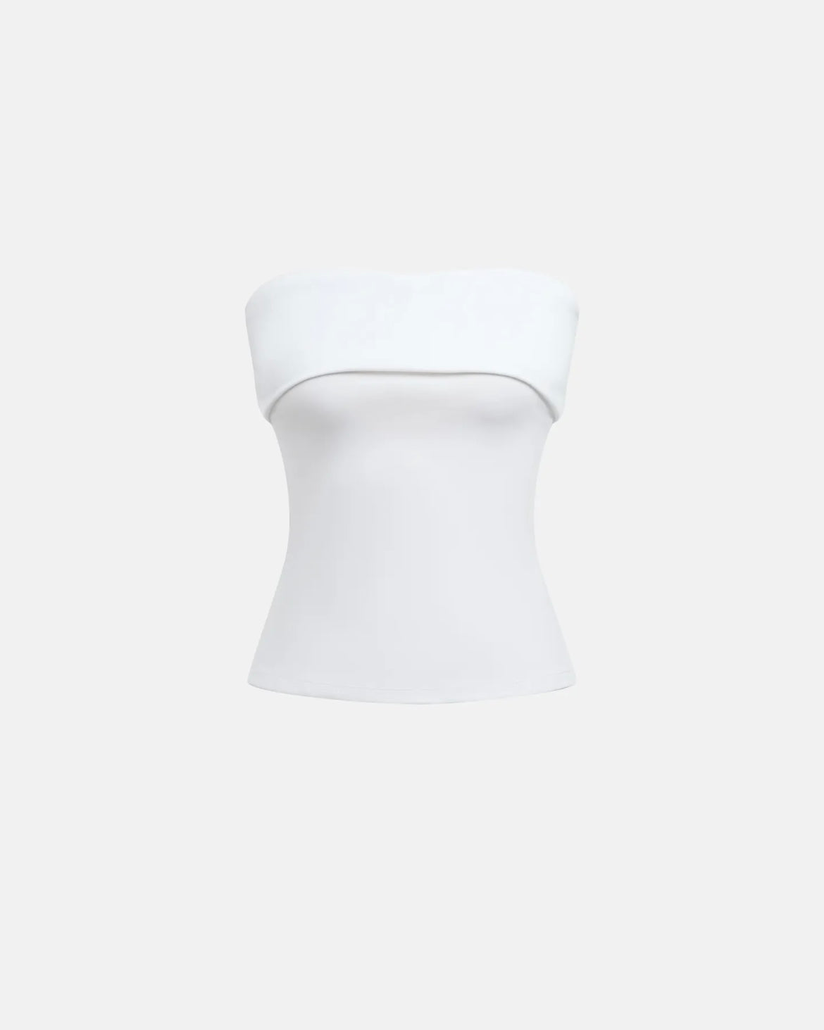 Slit Tube Top // White