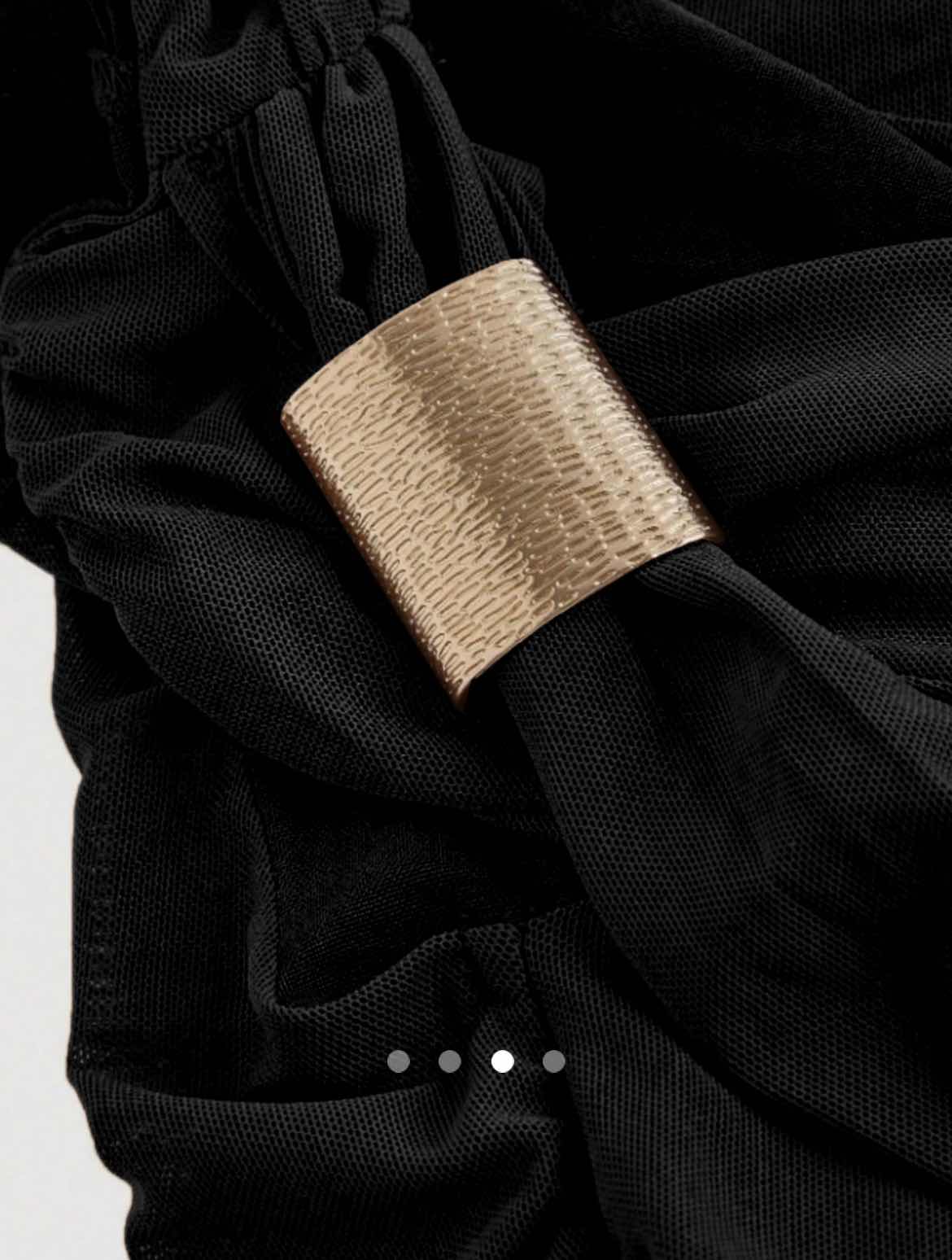 Metal Decor Top // Black