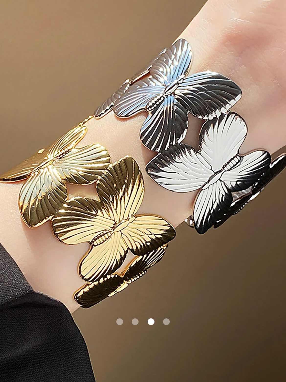 Butterfly Bangle // Gold