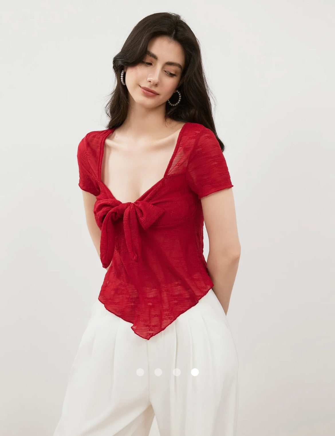 Bow Top // Red