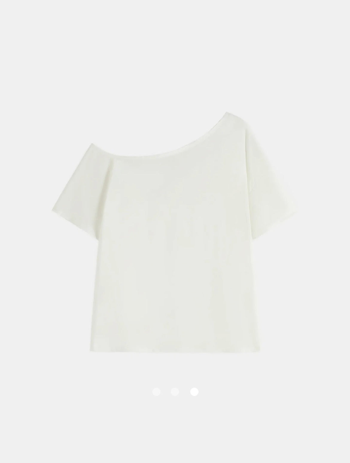 Heart Printed Pullover T-shirt // White