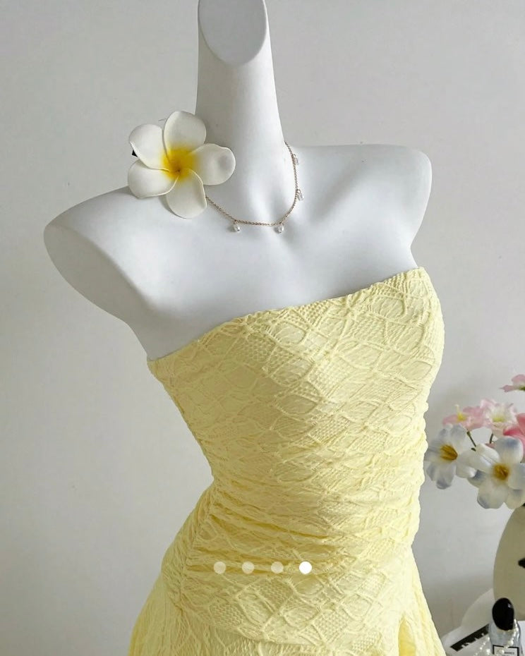 Tube Dress // Yellow