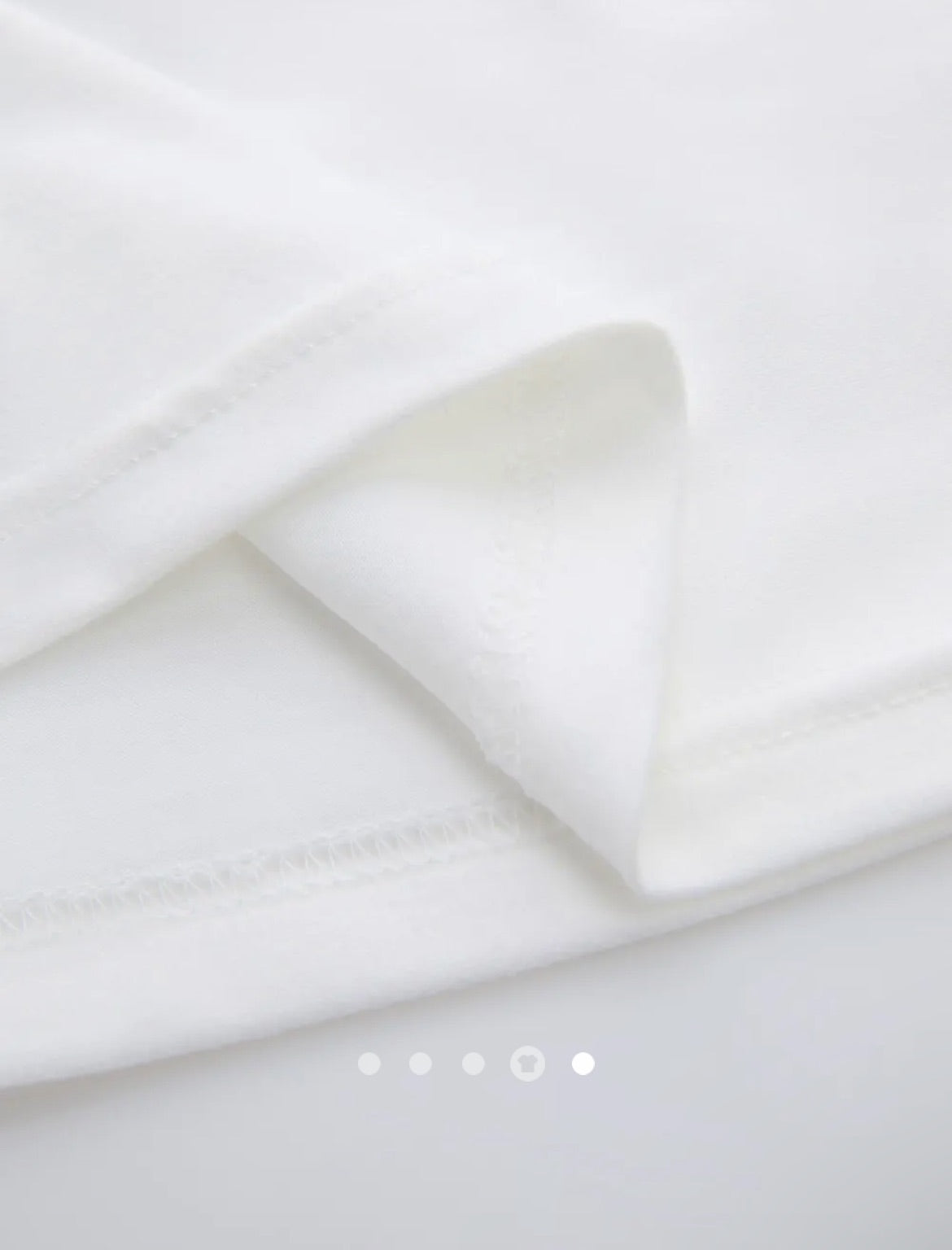 Printed Pullover T-Shirt // White