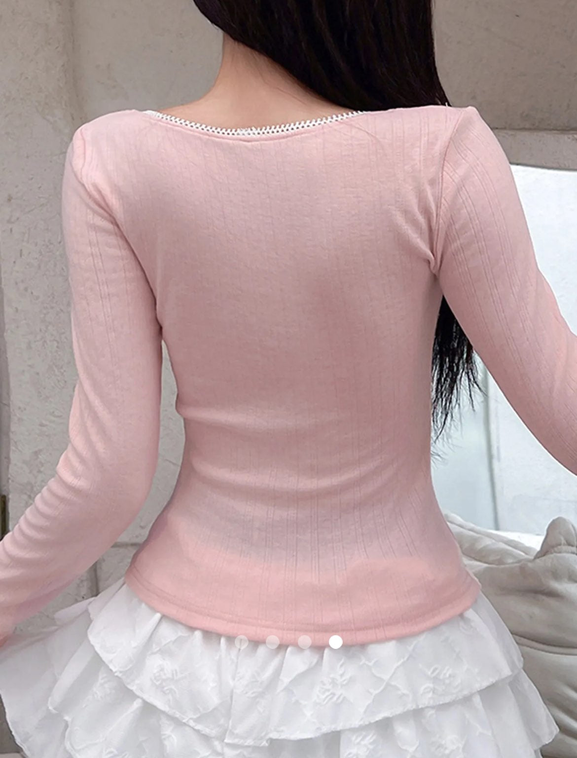 Ruffle Top // Pink
