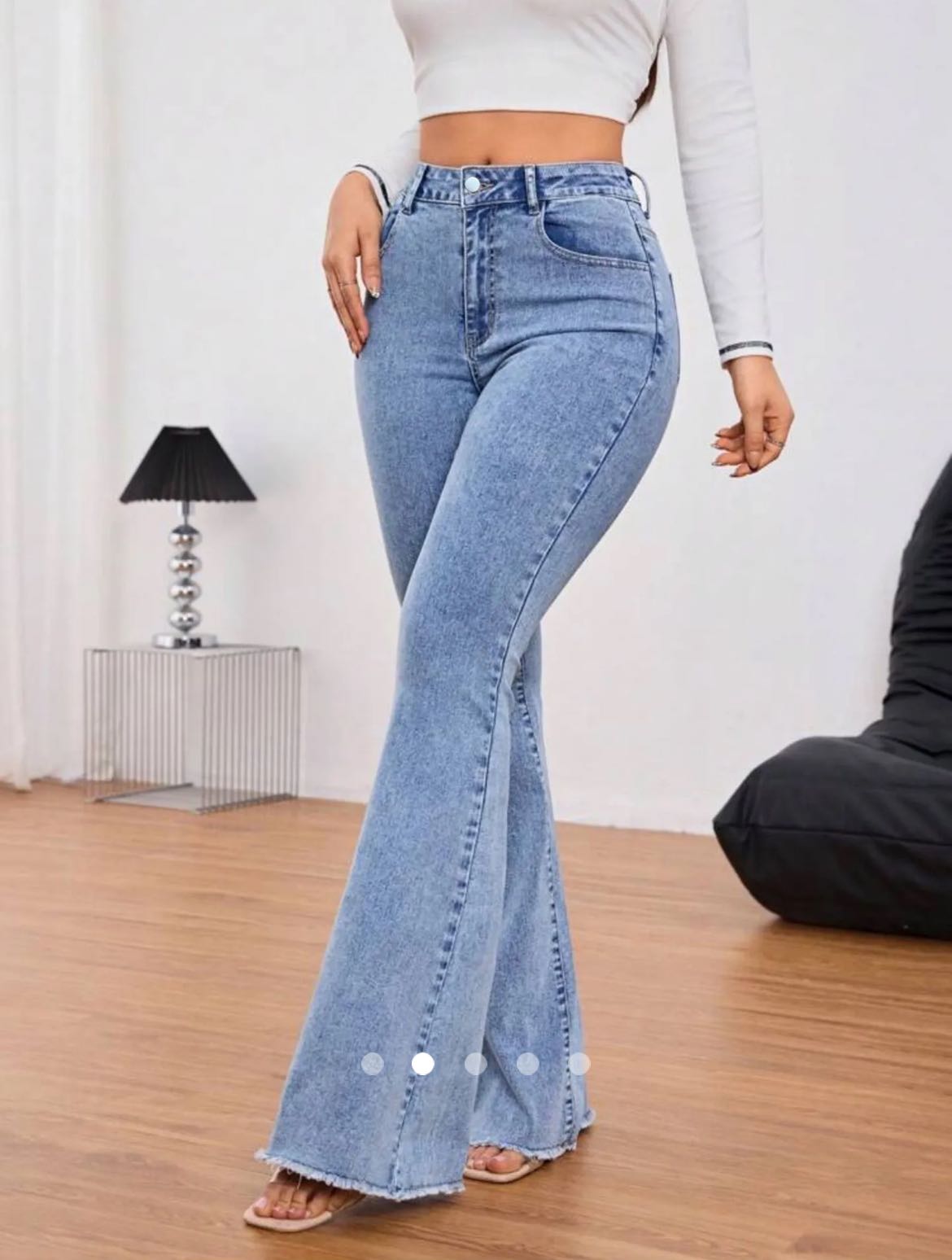 High Waist Flare Jeans 001 // Blue