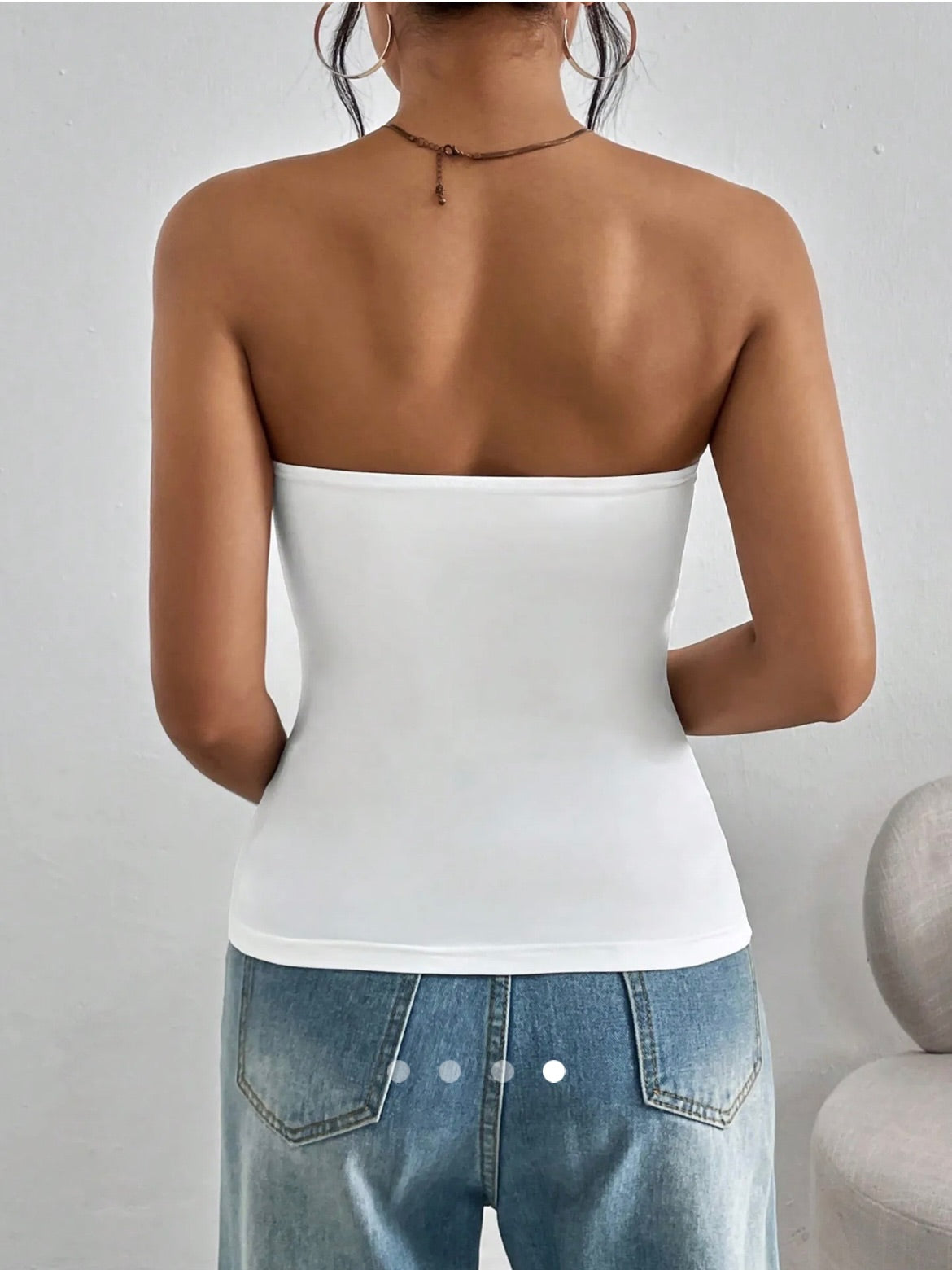 Basic Tube Top // White