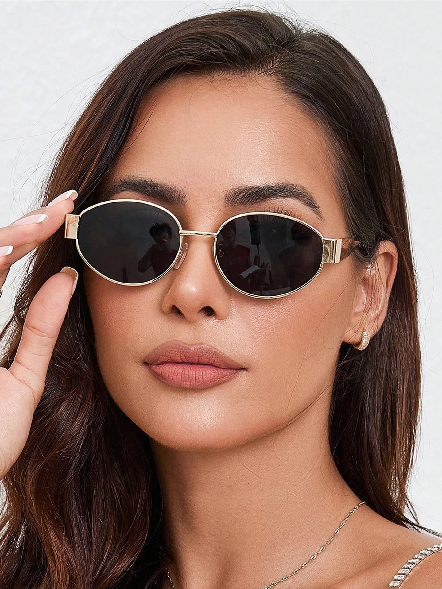 Retro Sunglasses // Black & Gold
