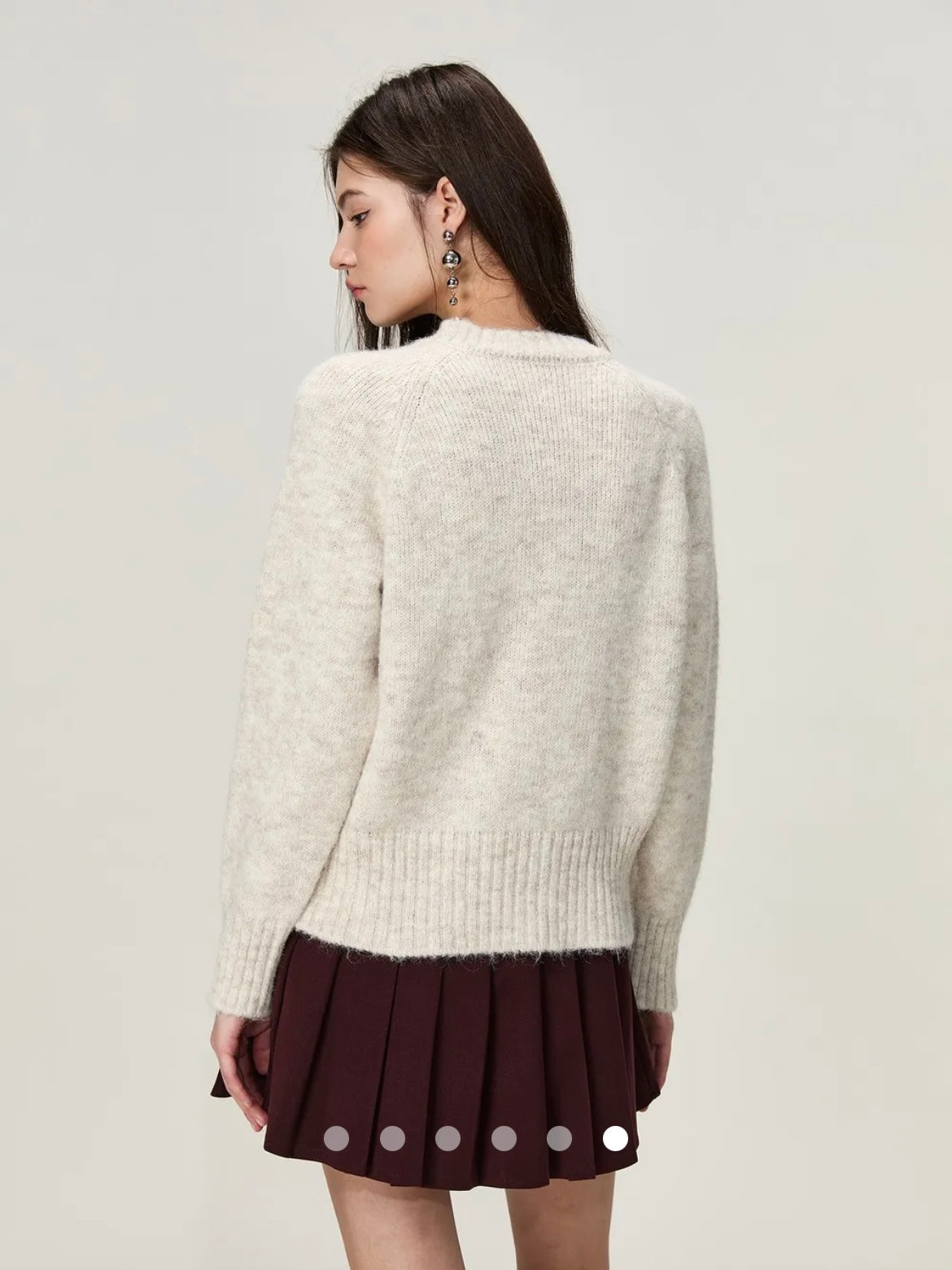 Bow Knit Pullover // Apricot