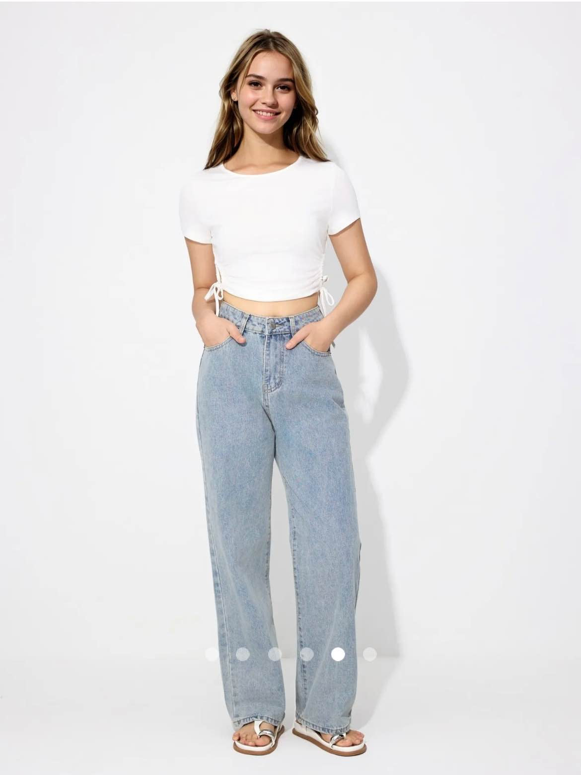 Bow Jeans 002 // Blue