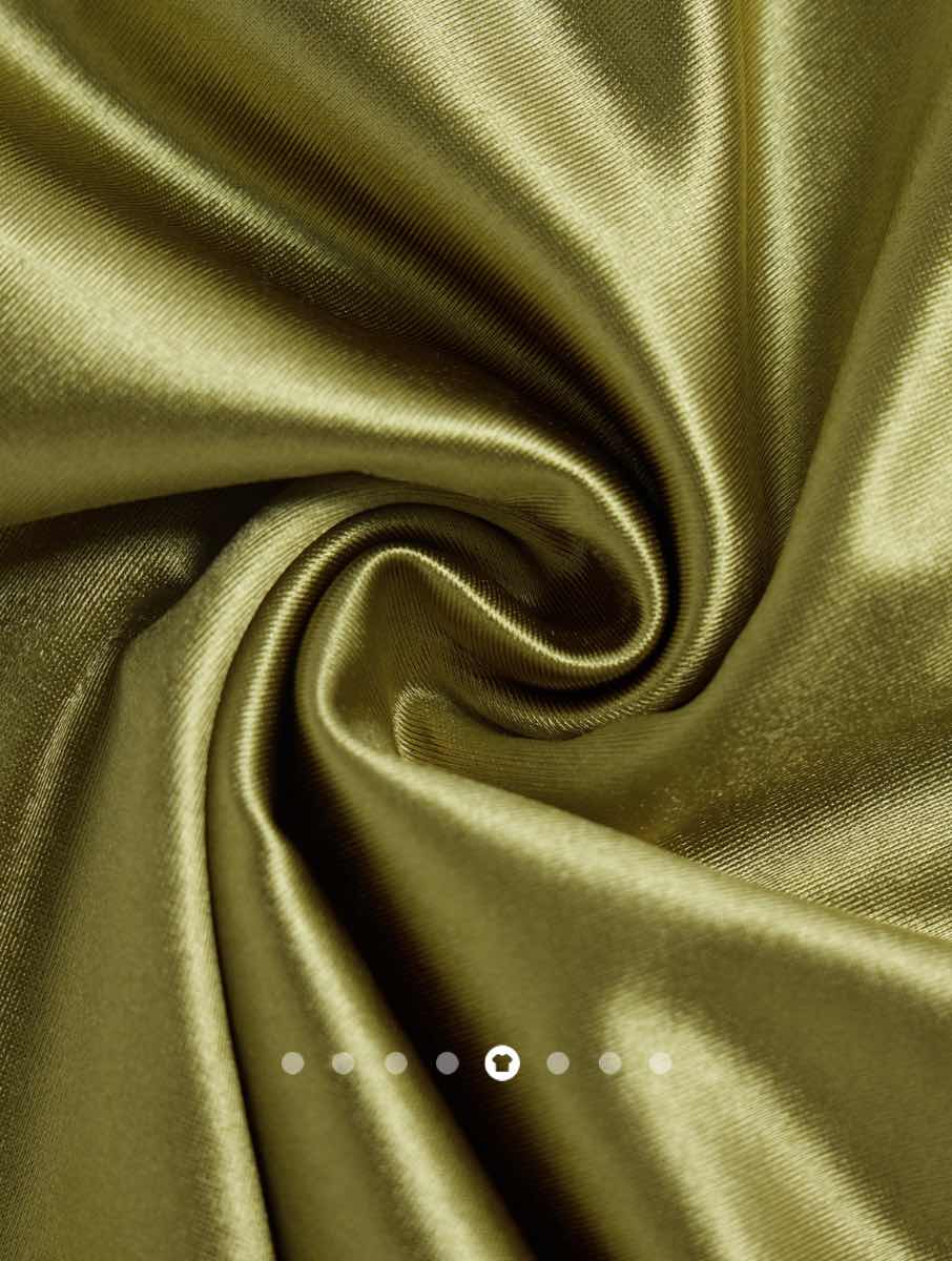 Satin Mini Skorts // Green