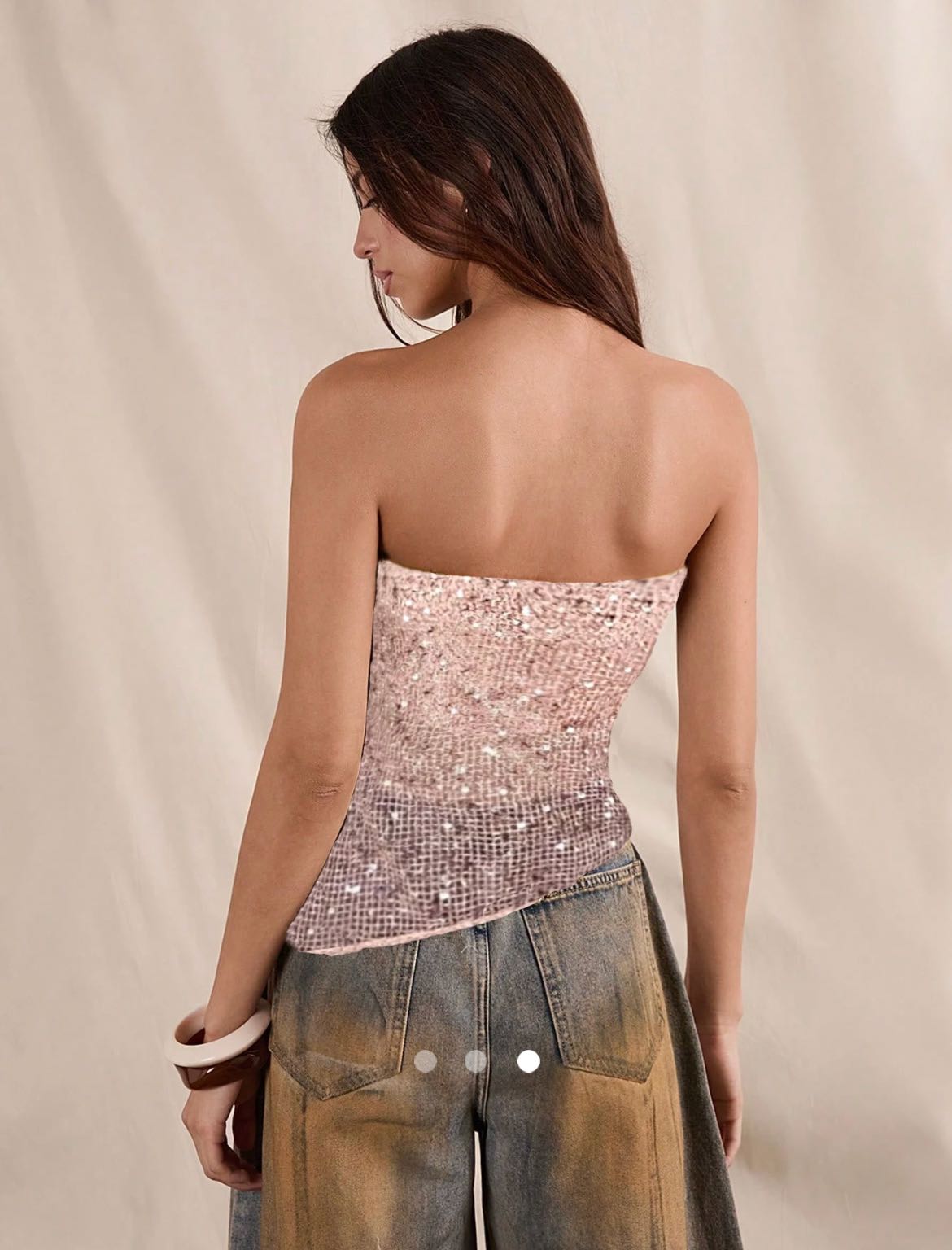 Slit Tube Top // Pink