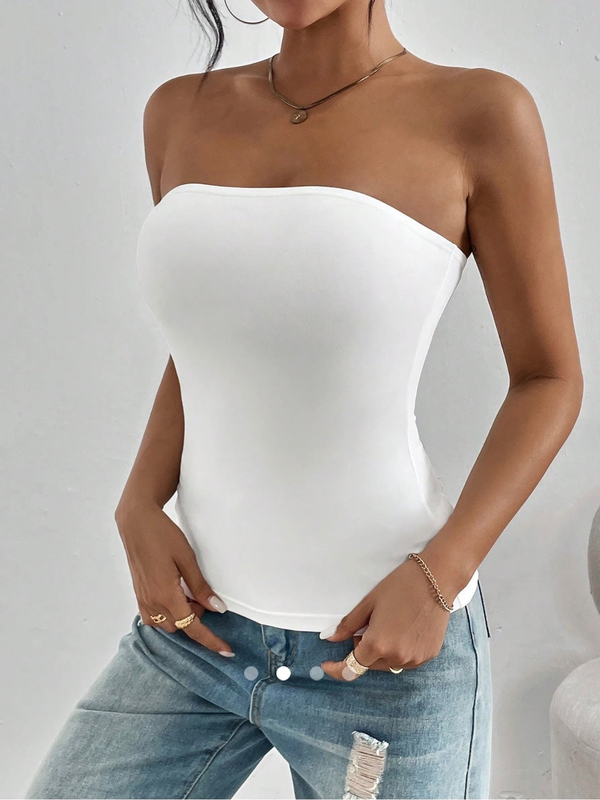 Basic Tube Top // White