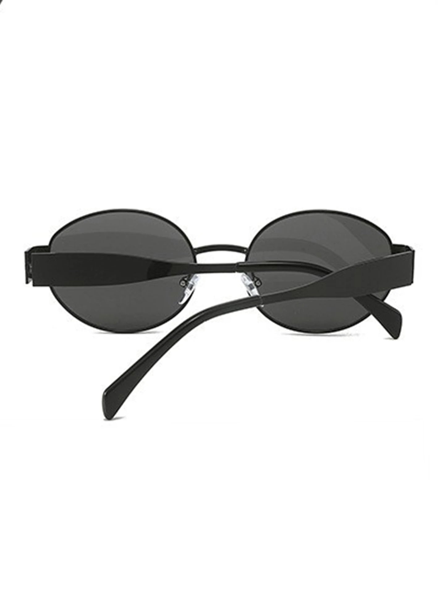 Retro Sunglasses // Black & Gold