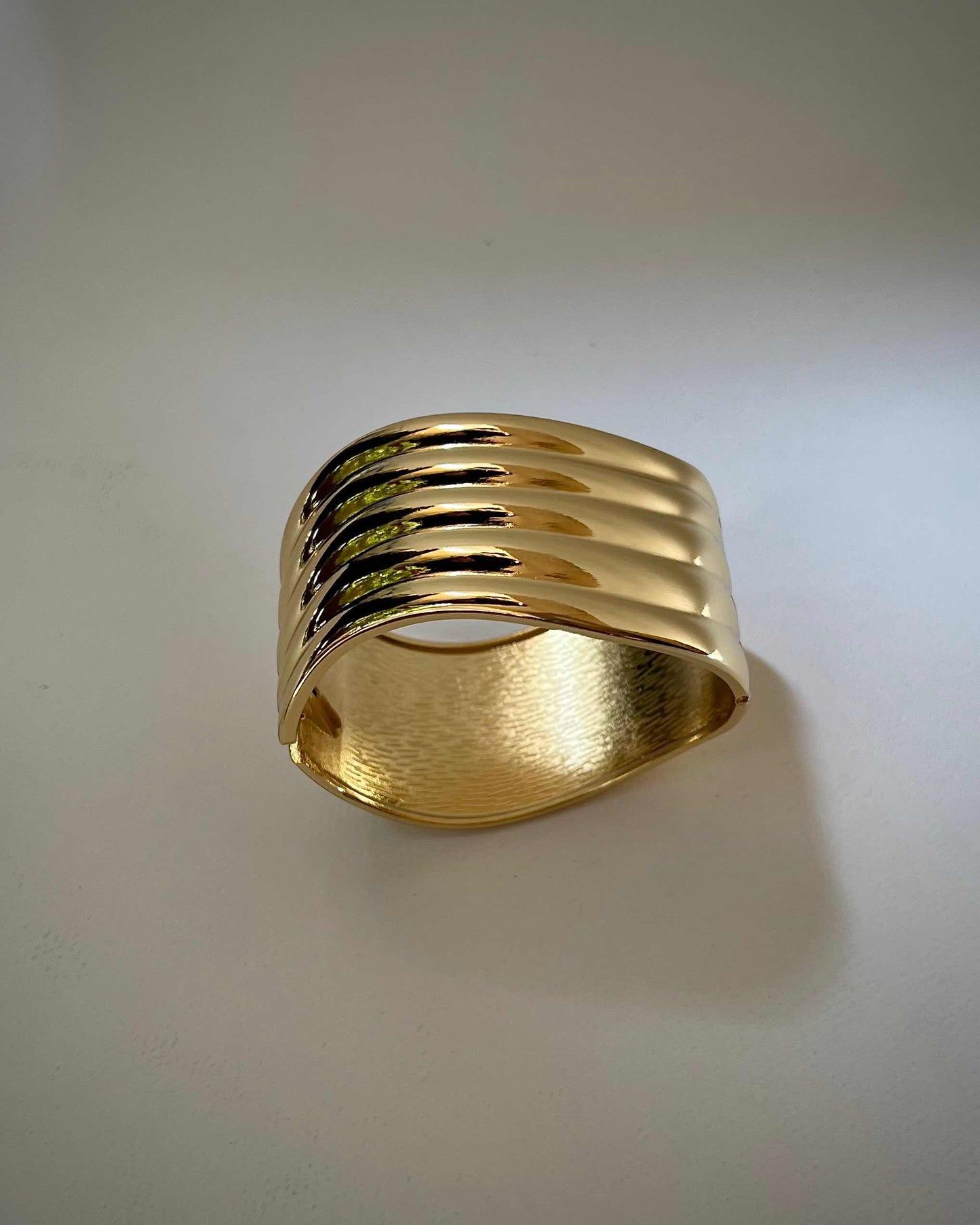 Chunky Bangle (Anti Tarnish) 014 // Gold