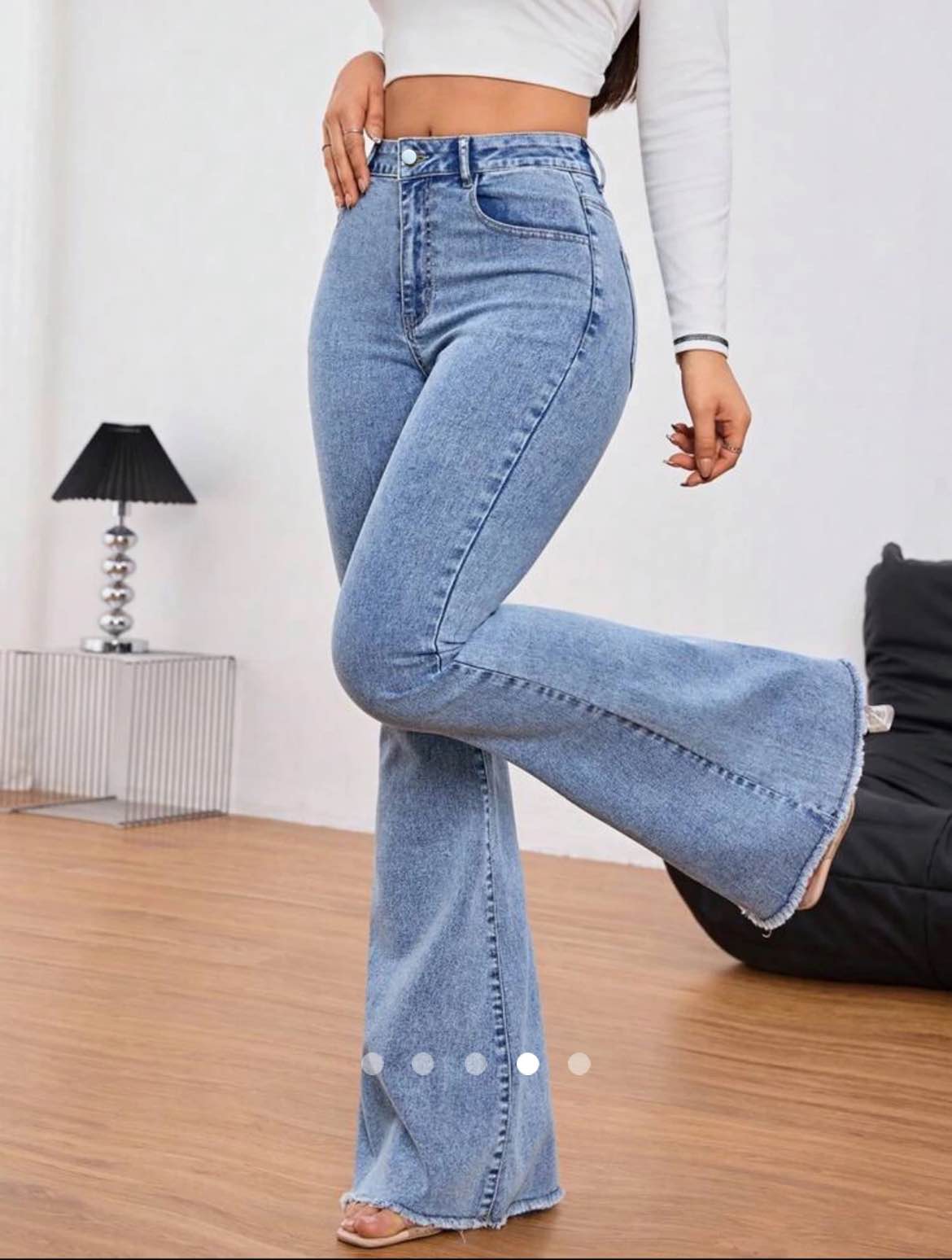 High Waist Flare Jeans 001 // Blue
