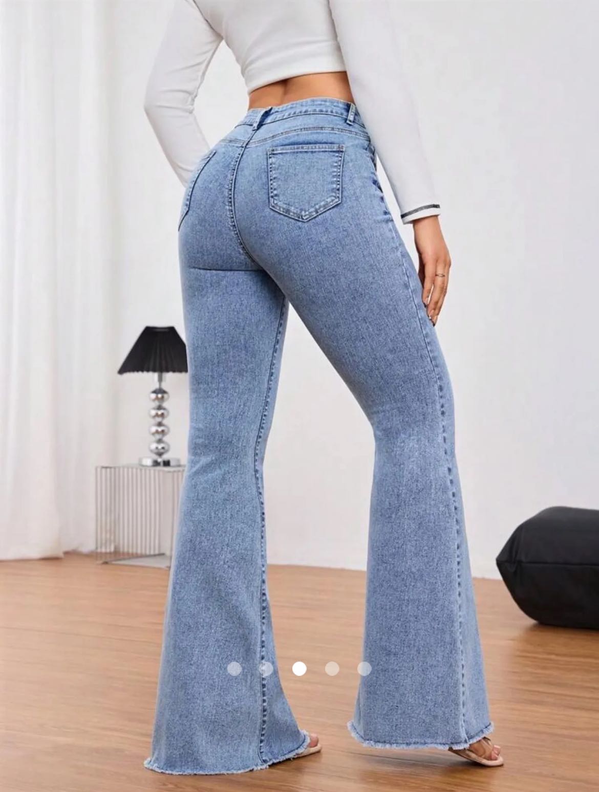 High Waist Flare Jeans 001 // Blue