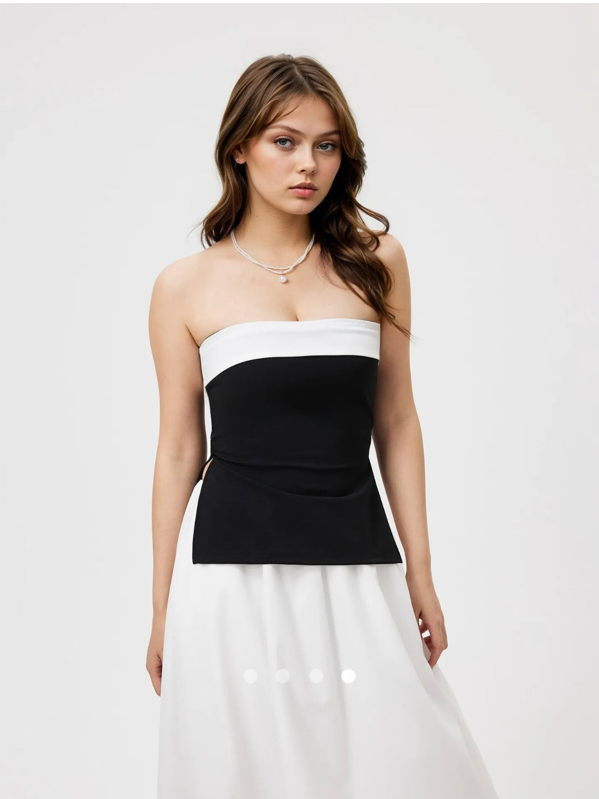 Slit Tube Top // Black