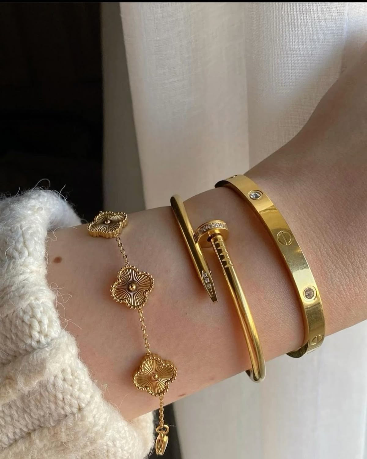 Cartier Dupe 002 (Anti Tarnish) // Gold