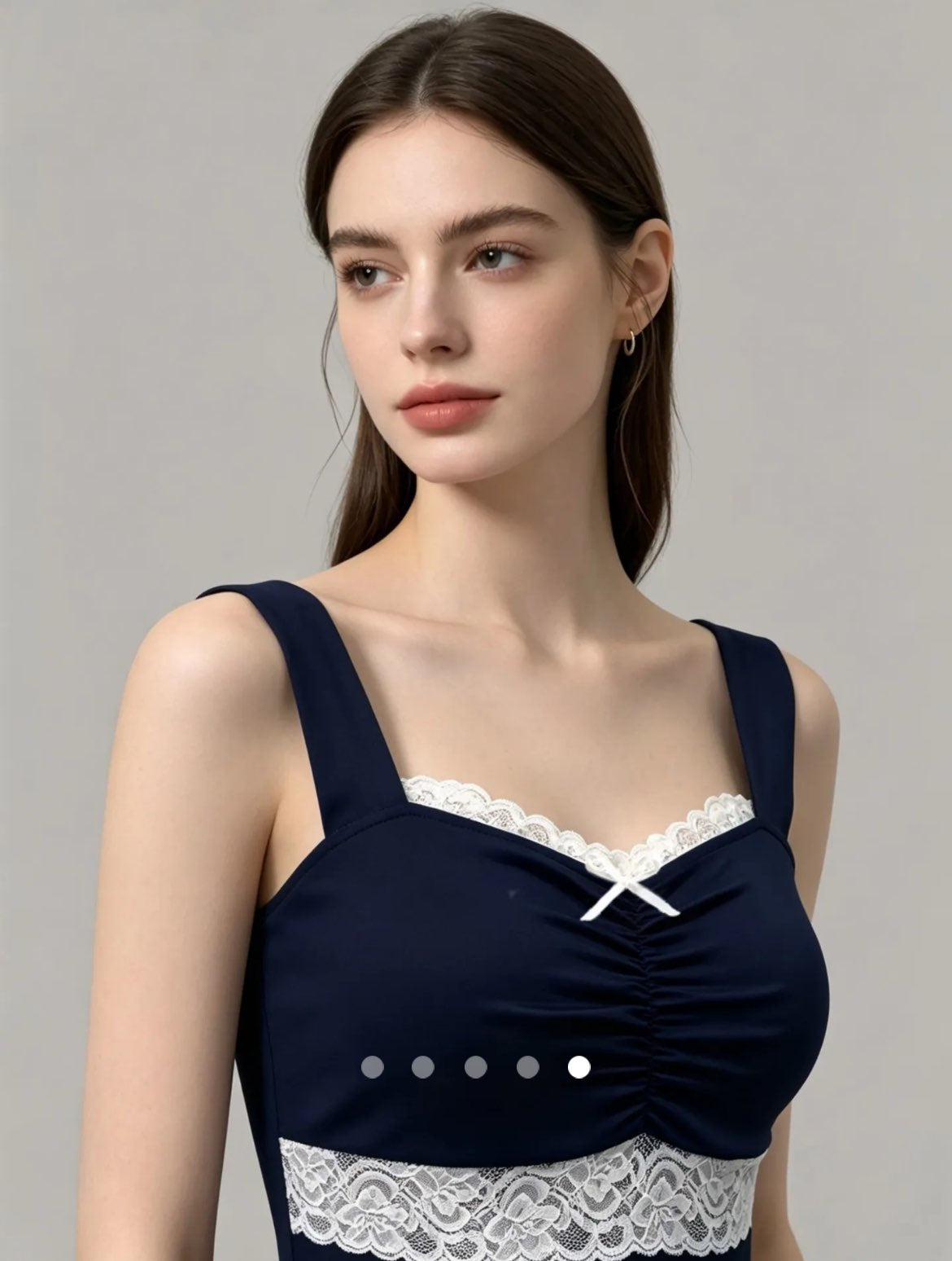 Bow Tank Top // Navy