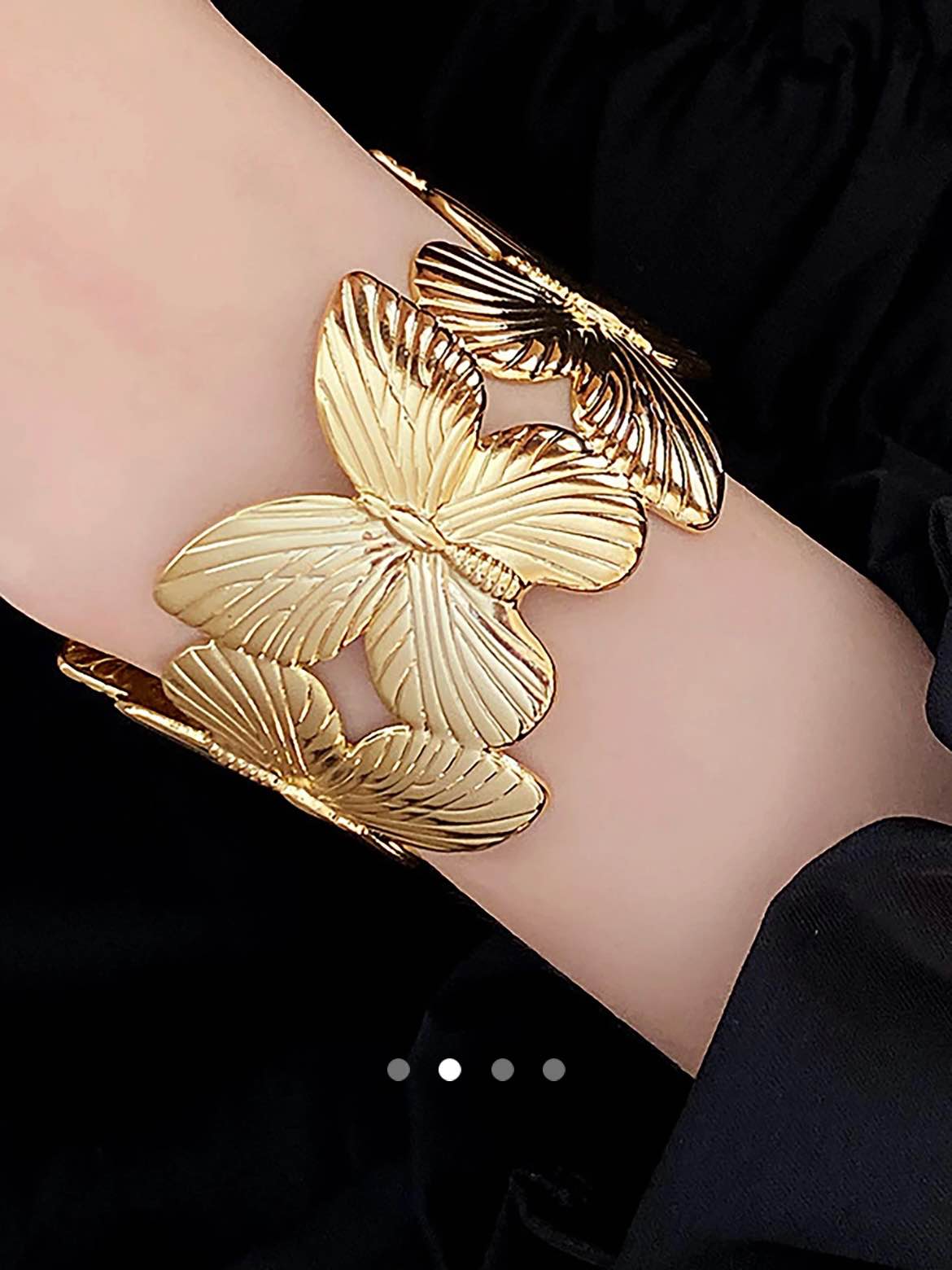 Butterfly Bangle // Gold