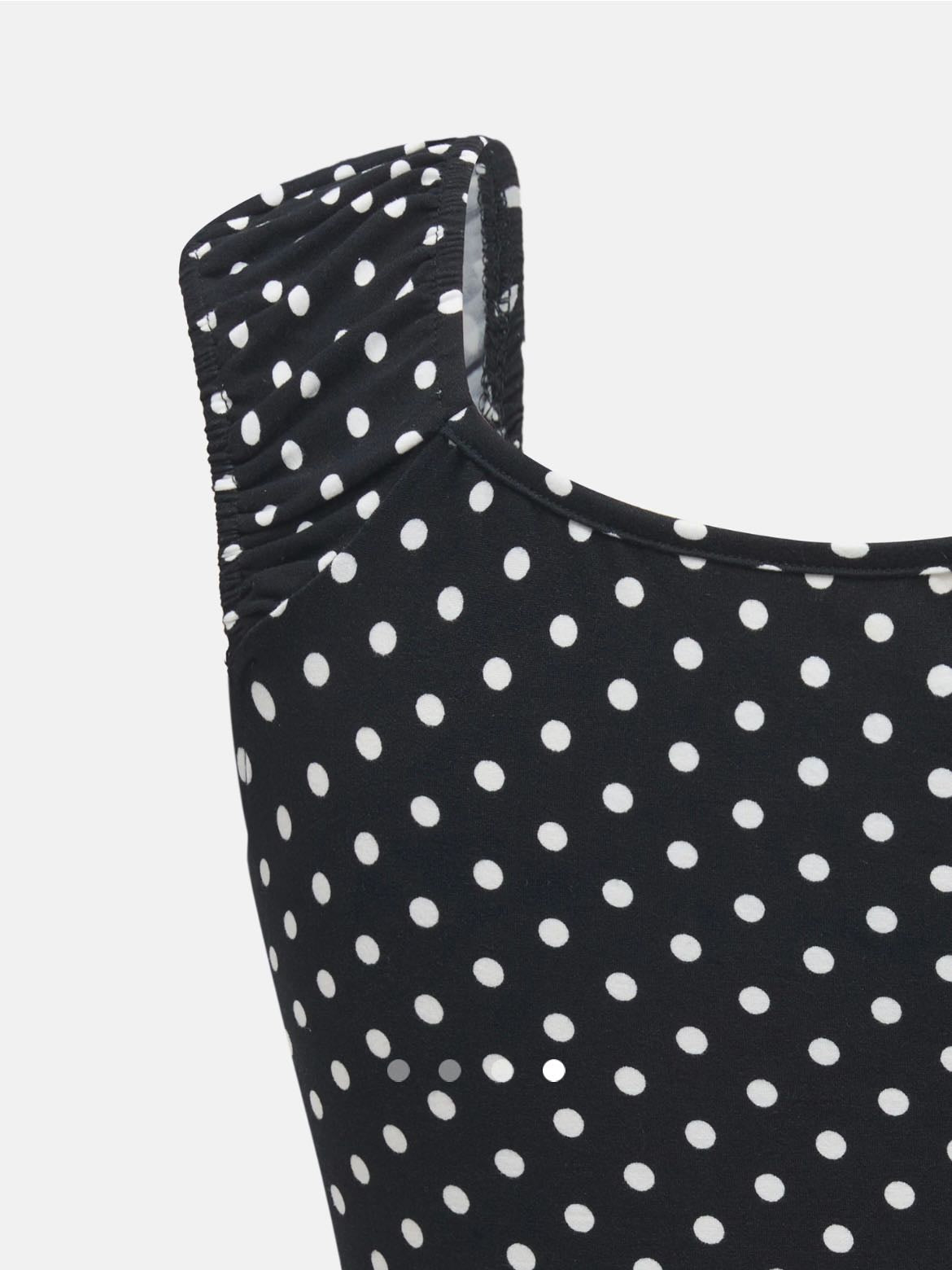 Polka Dots Top 002 // Black