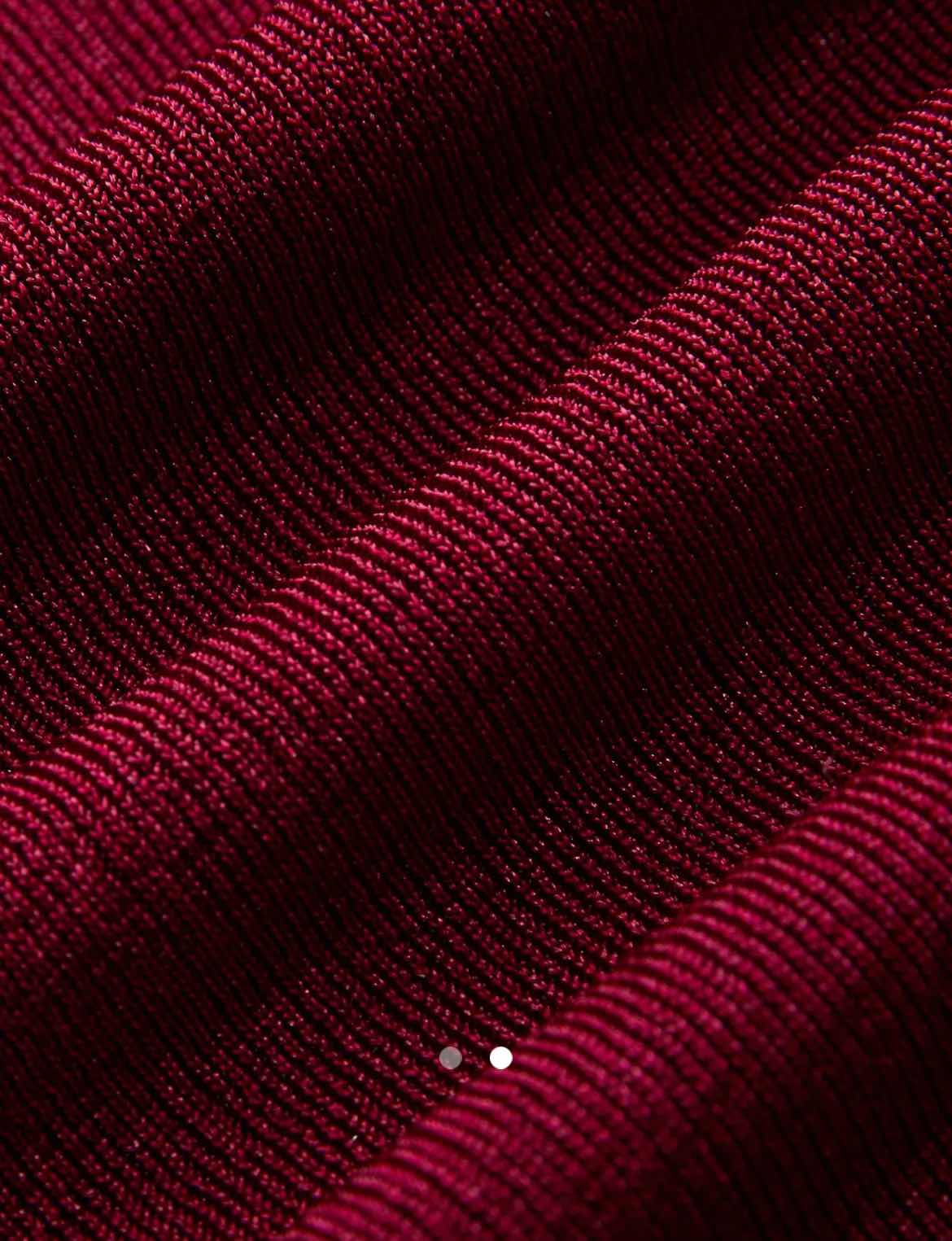 Draped High Neck Top // Burgundy