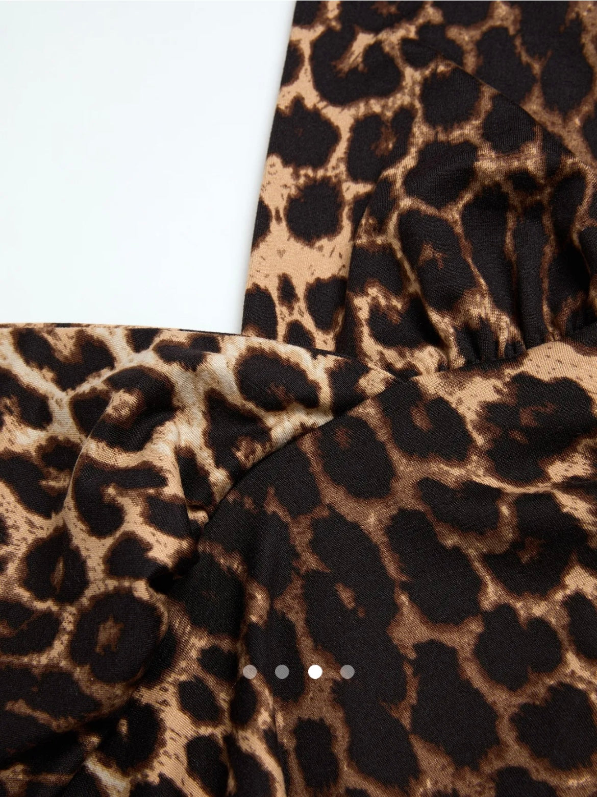 Gathered Halter Top // Leopard Print