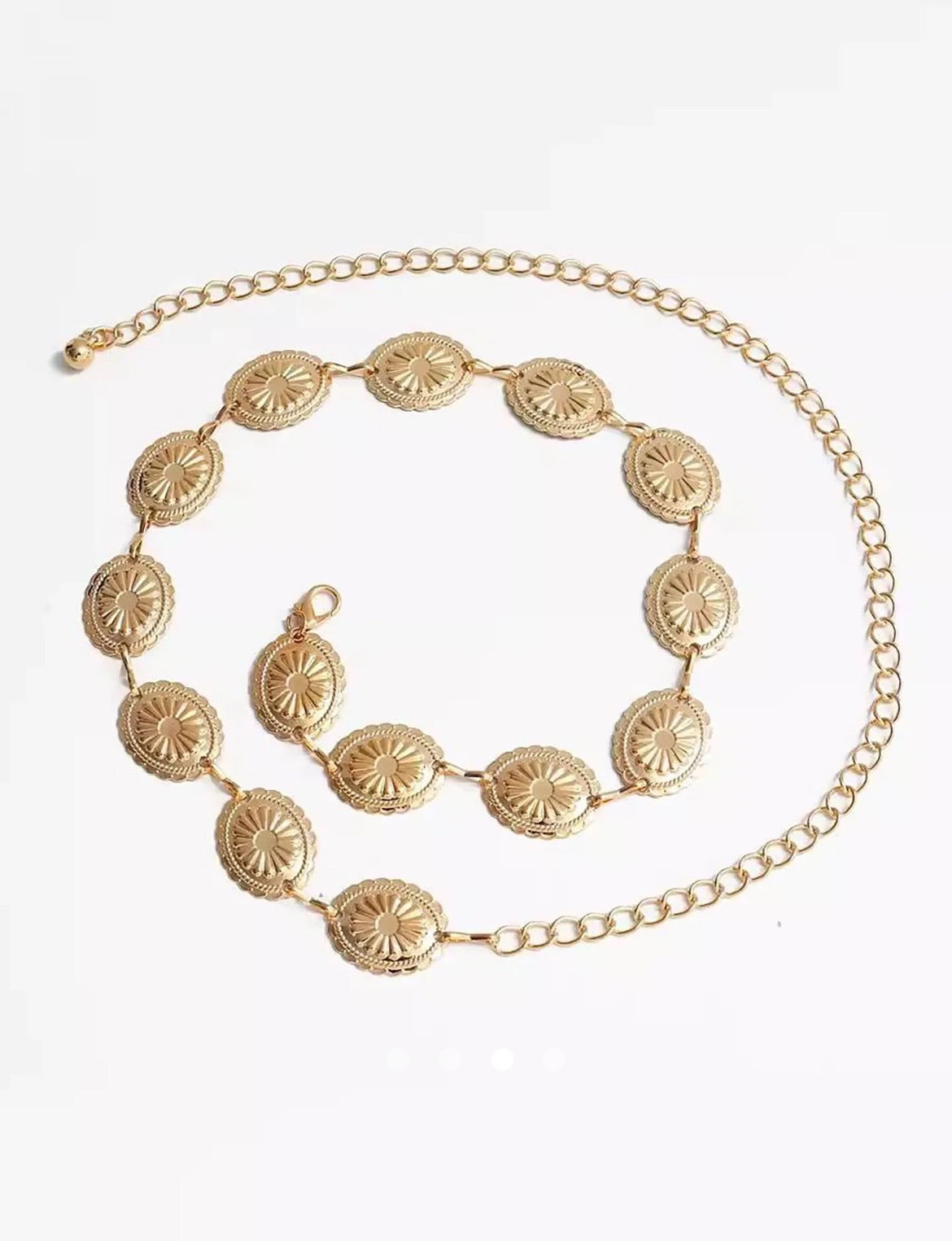 Waist Chain Belt // Gold