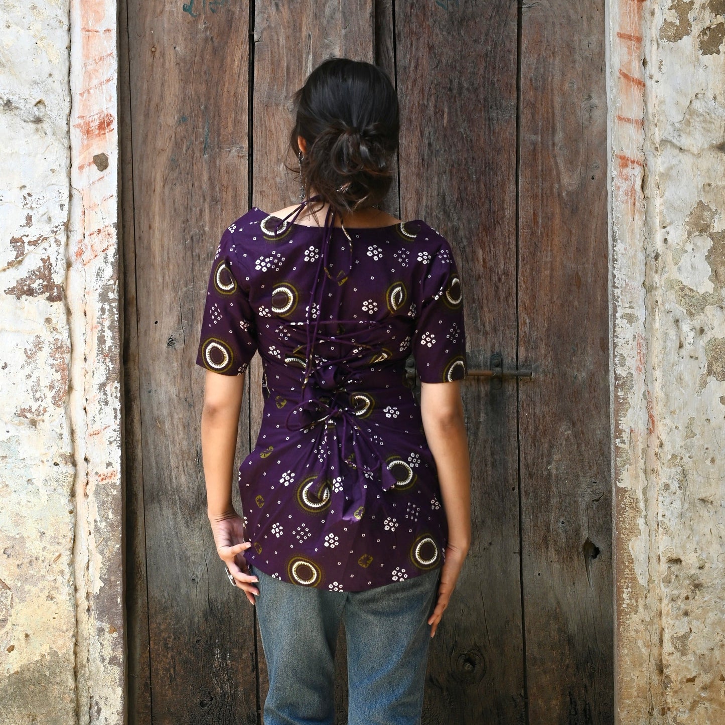 Begum Short Kurti // Purple