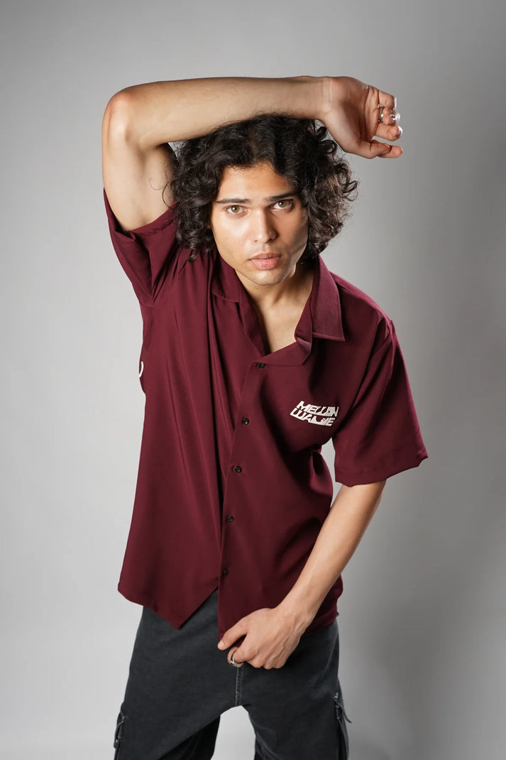 Mellon Shirt // Maroon