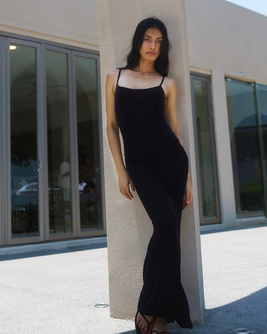 SKIMS Dupe Dress // Black