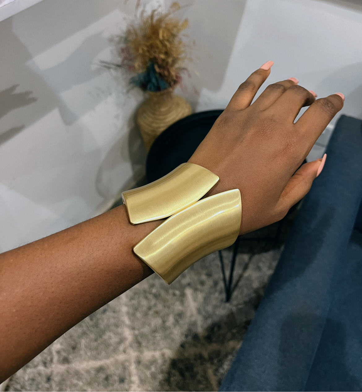 Chunky Bangle (Anti Tarnish) 010 // Gold