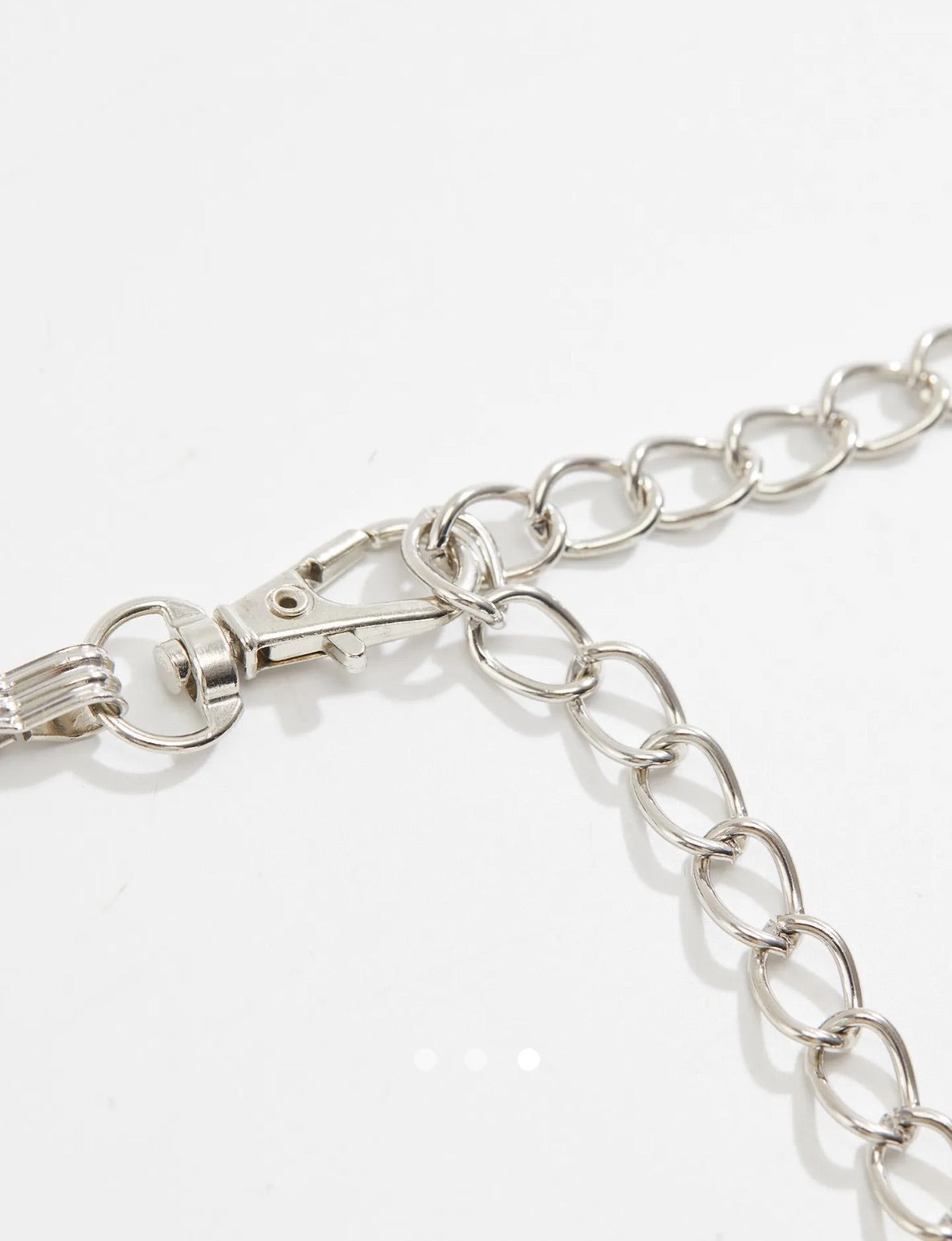 Pinteresty Chain Belt // Silver