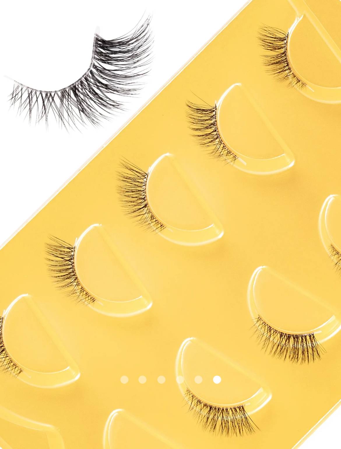 5pairs Elongated Tail Eyelash