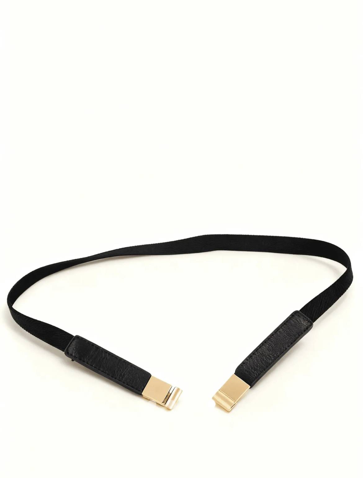Metal Detail Belt 004 // Black