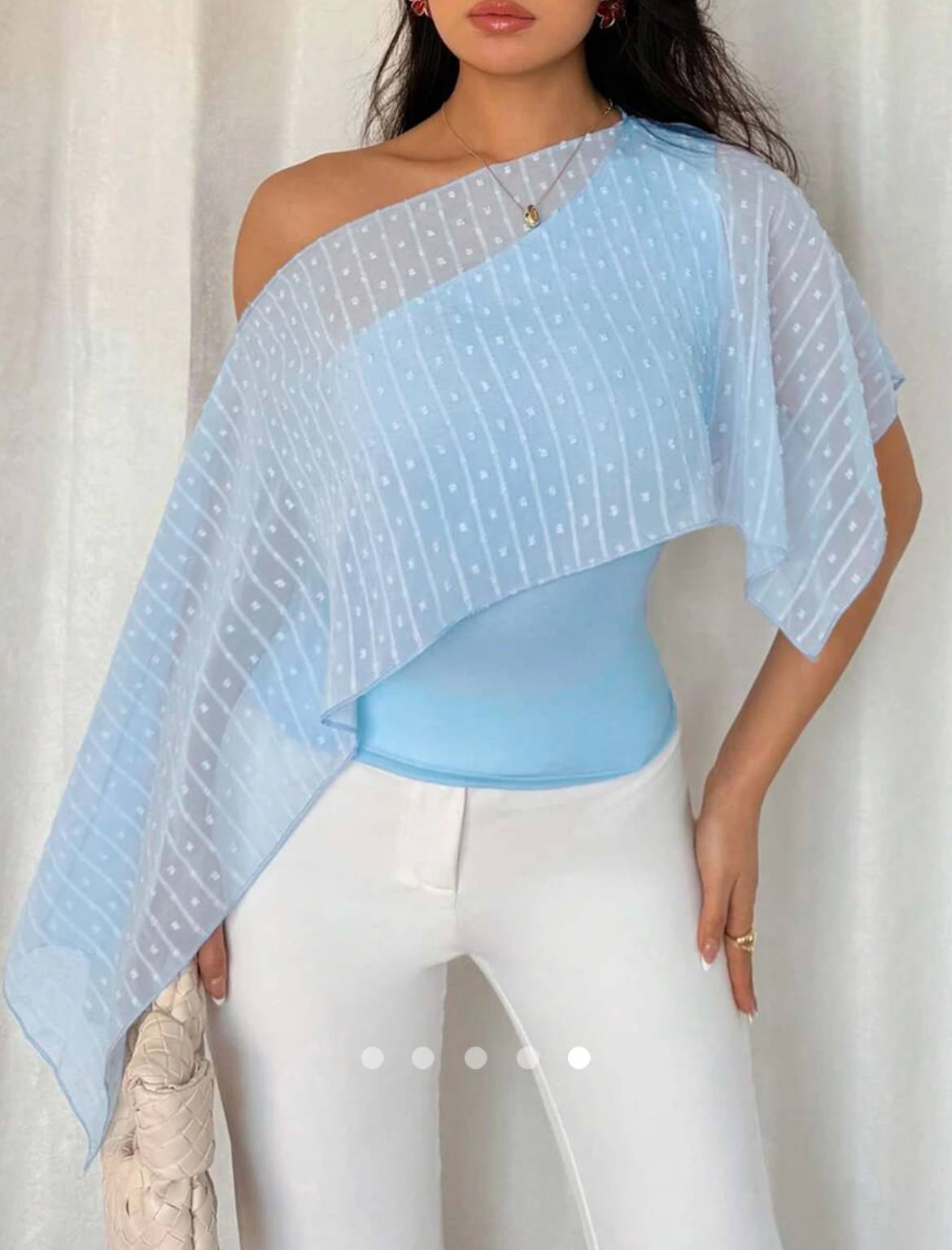 Asymmetric Top // Light Blue