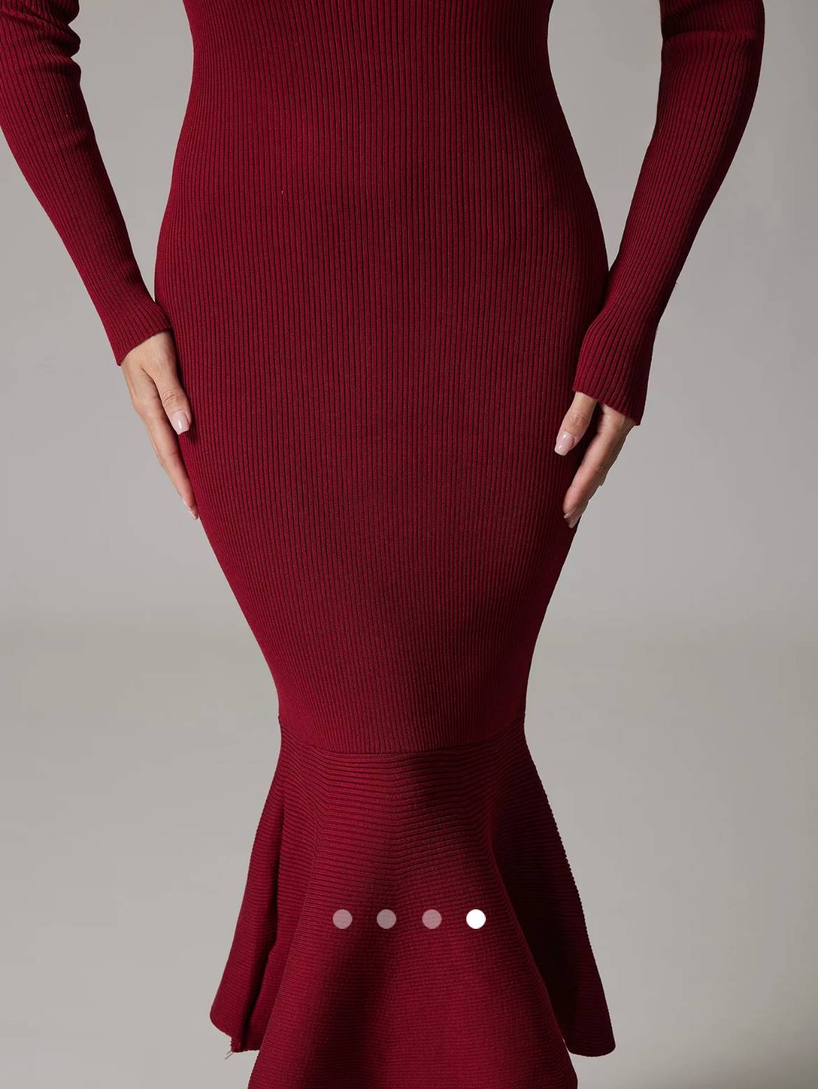 Knit Dress // Red