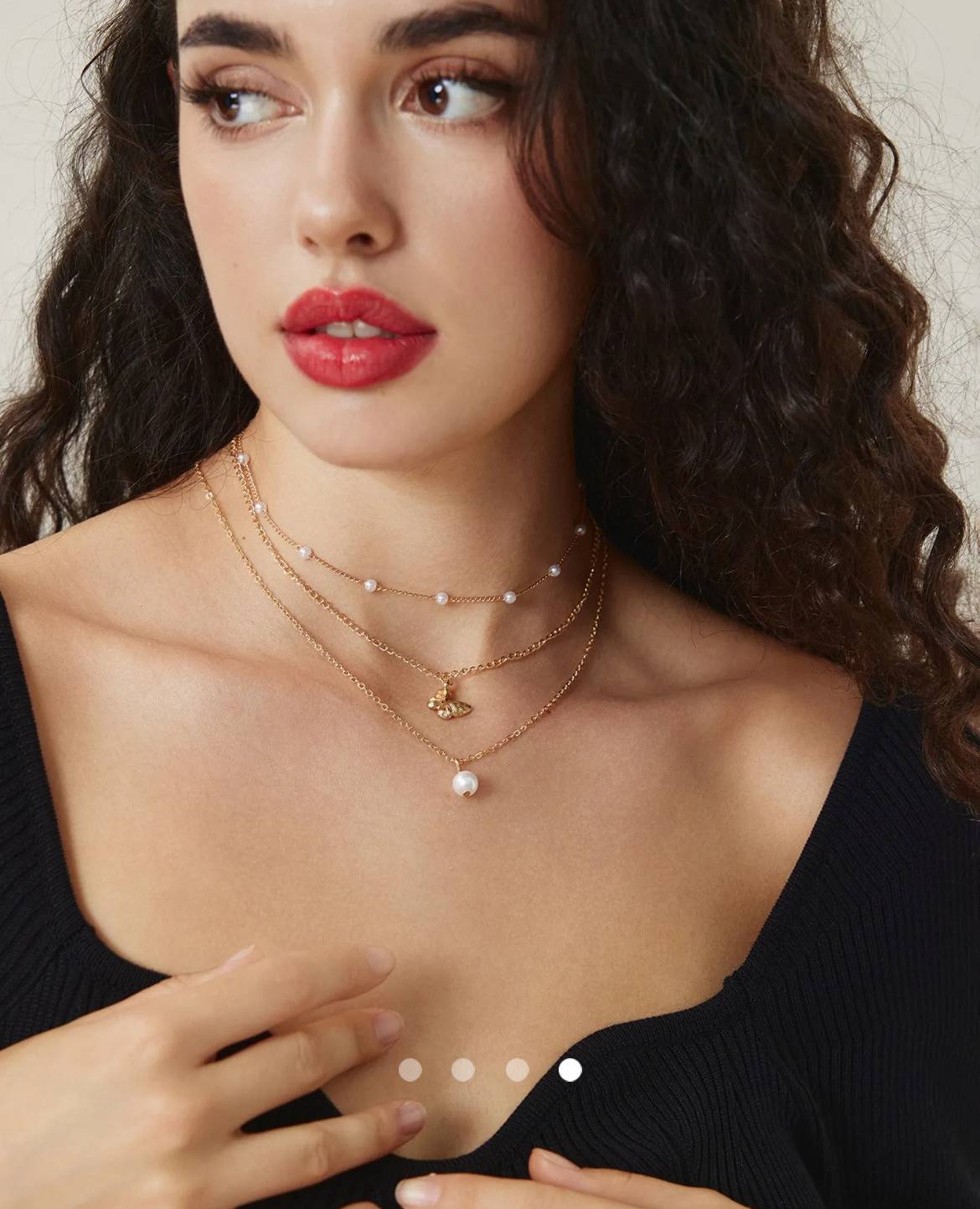 Multi Layer Necklace 003 // Gold