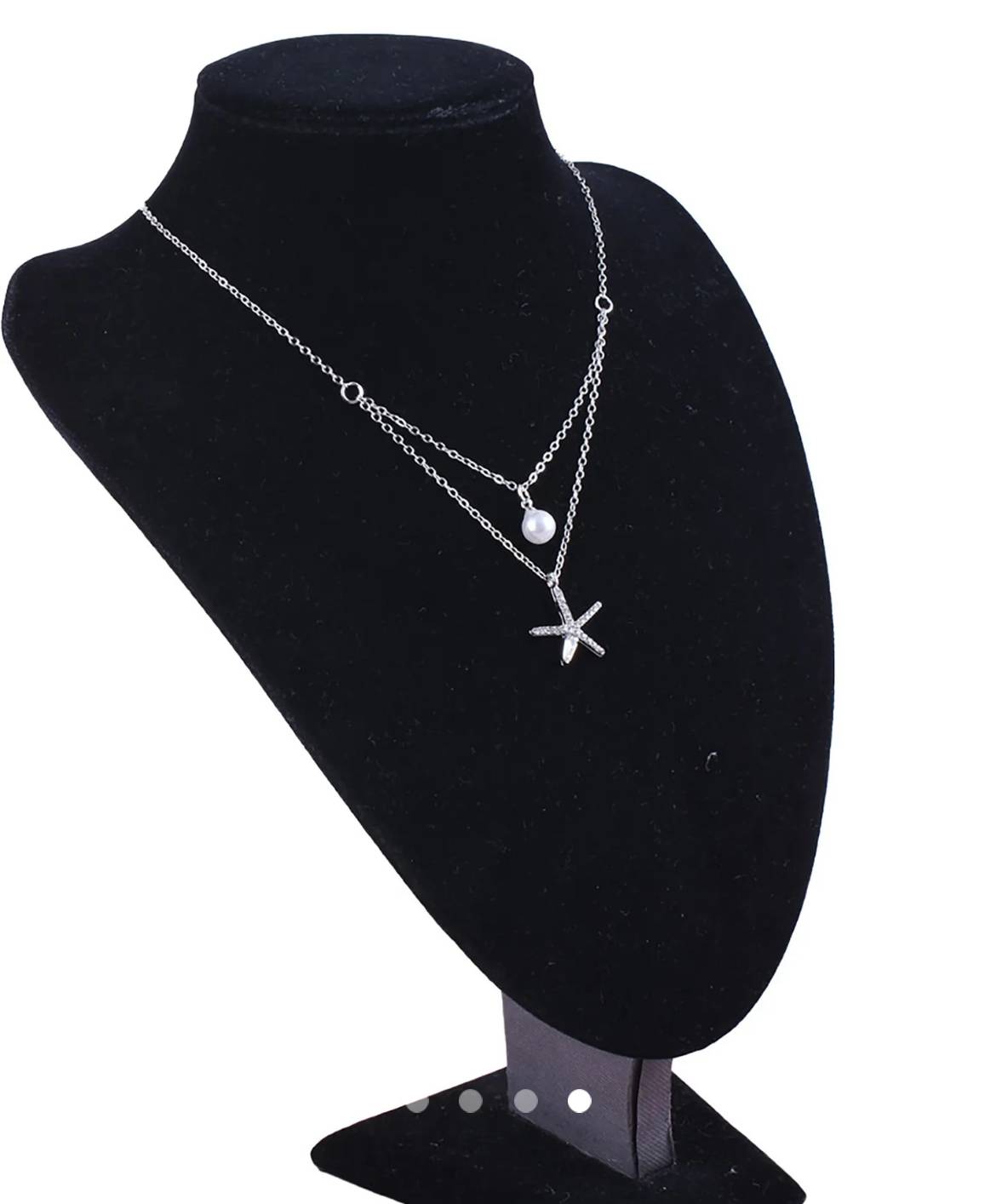 Starfish Necklace // Silver