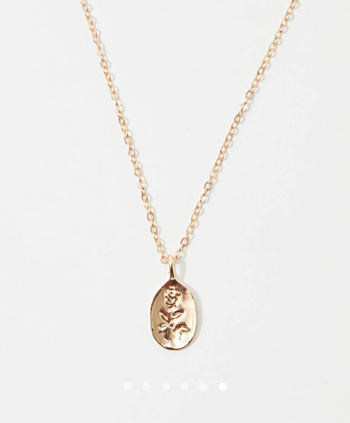 Rose Necklace // Gold