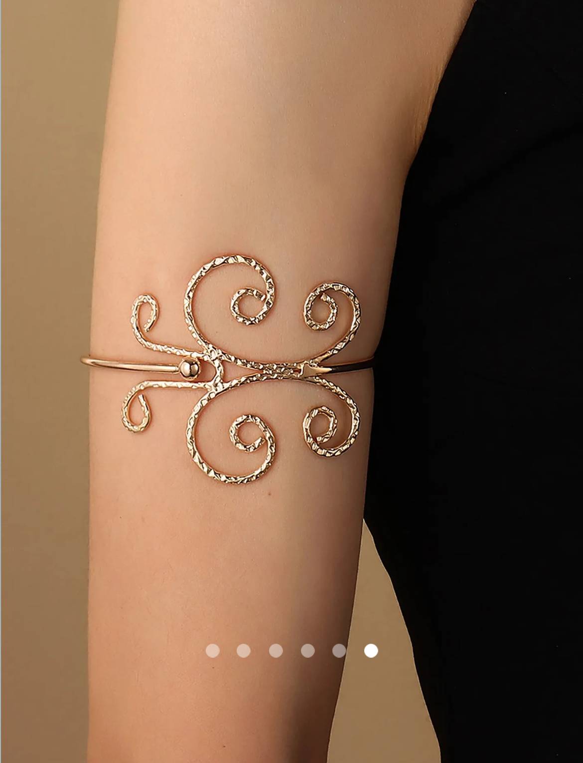 Geometric Arm Cuff 003 // Gold